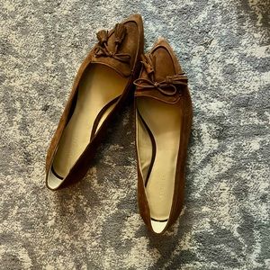 BRAND NEW Ann Taylor Evan Suede Loafers w BONUS UPGRADED SOLE